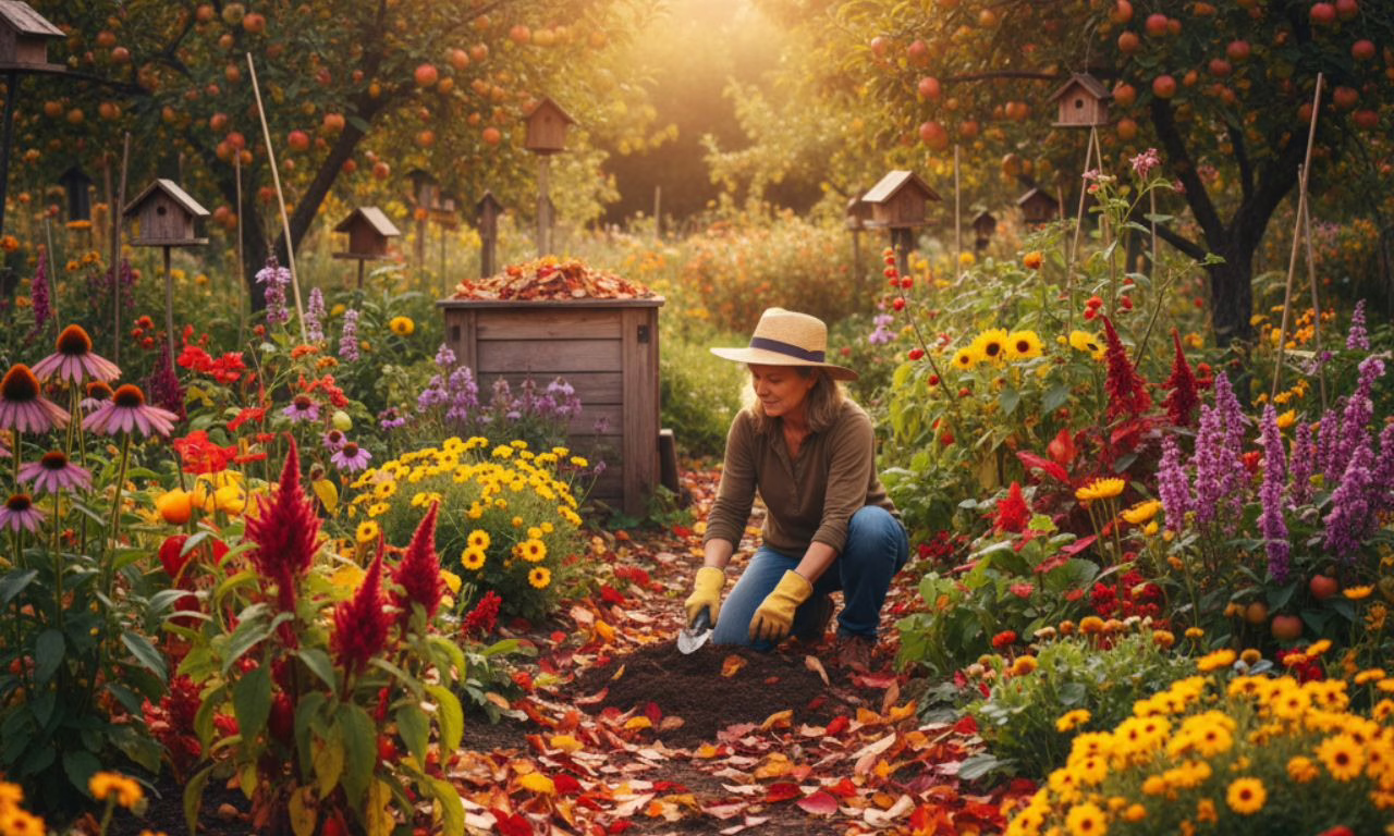 Herfstbladeren in je moestuin? Dé reden waarom je ze moet laten liggen