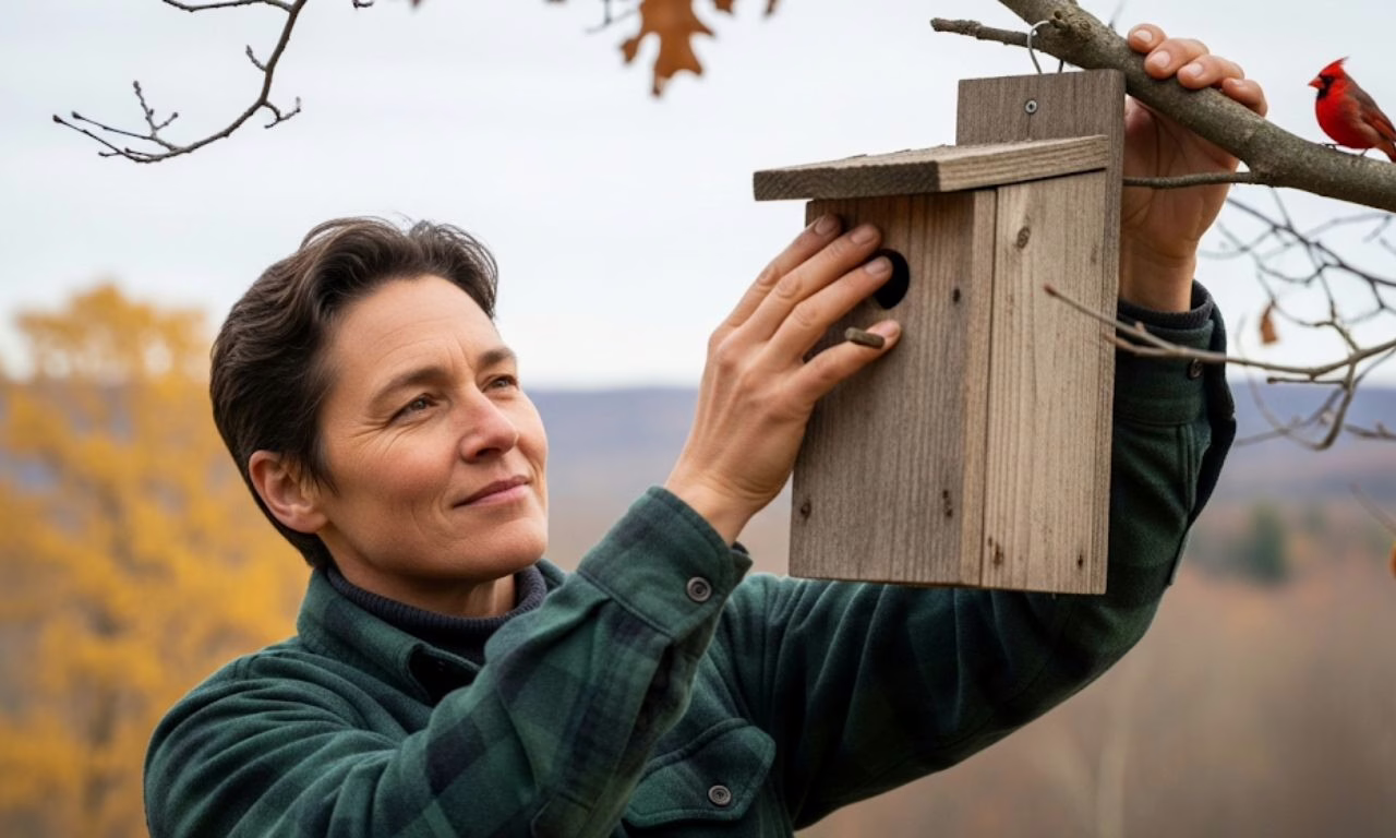 Waarom experts zeggen dat je vogelhuisje in november ophangen cruciaal is