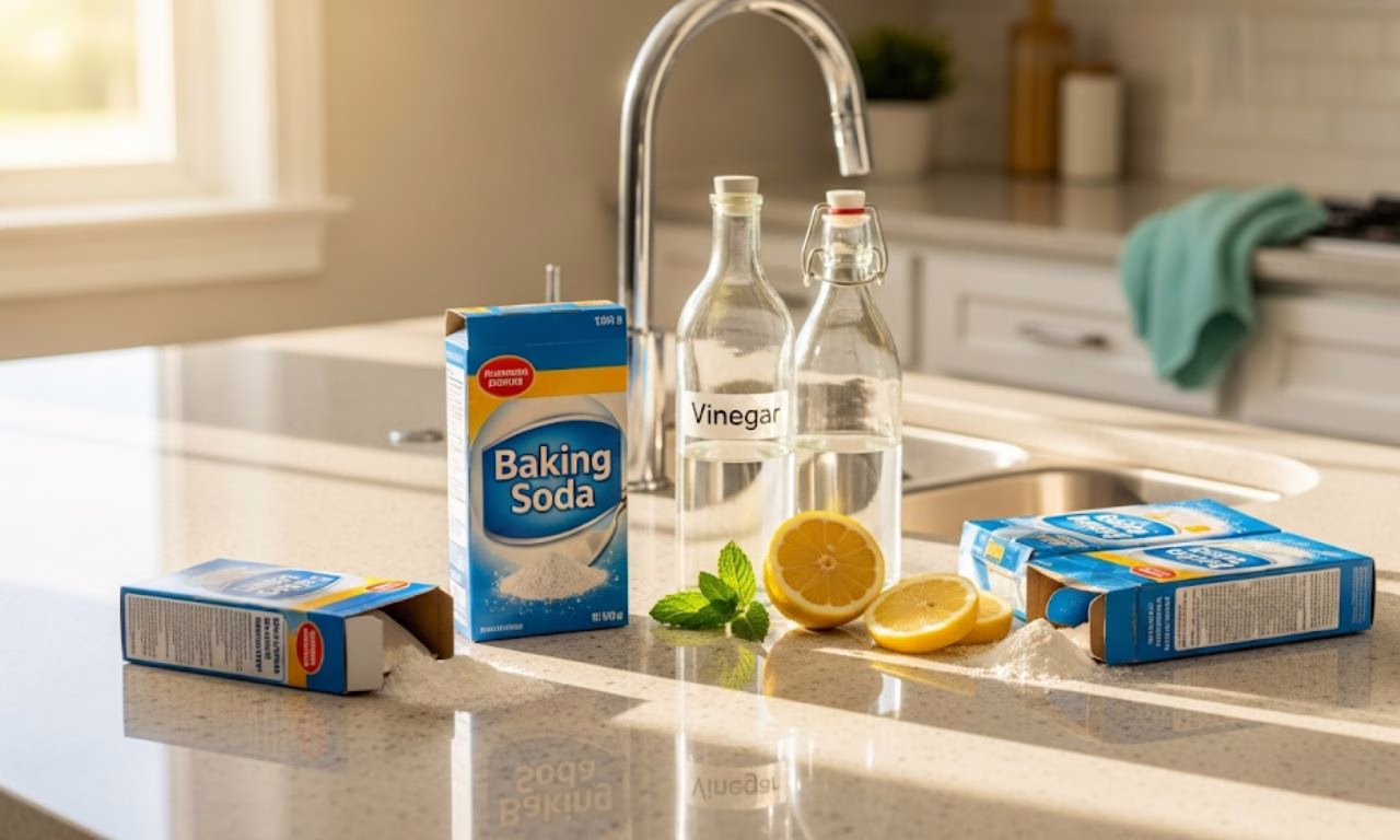 Deze ene truc houdt je keukenblad brandschoon — sneller dan ooit